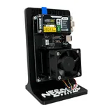 NerdAxe Gaia Bitcoin miner with BM1373 chip, colour display and stand