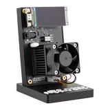 NerdAxe Gamma open-source Bitcoin miner black heatsink