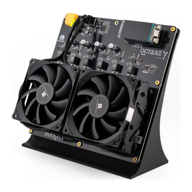 NerdOctaxe open-source Bitcoin rechte Frontansicht 800x800